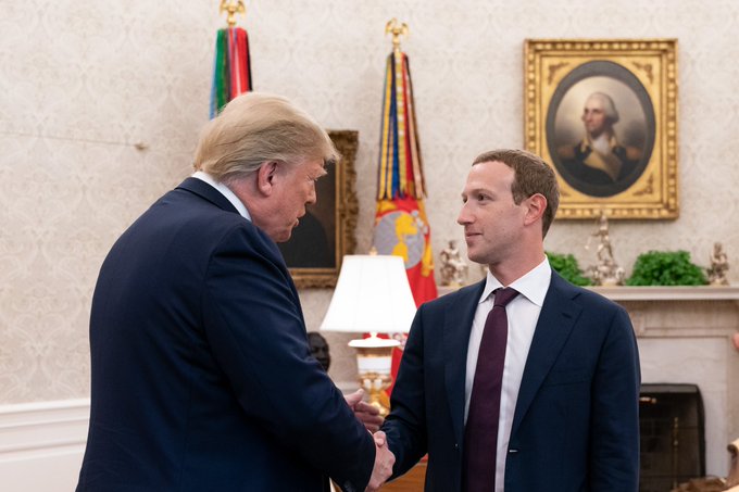 Trump-Zuckerberg találkozó