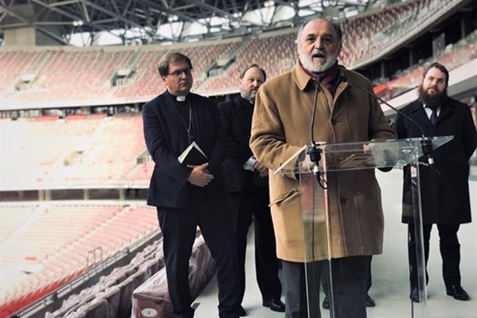 Slomó és a hitgyüli is felszentelte a Puskás Stadiont