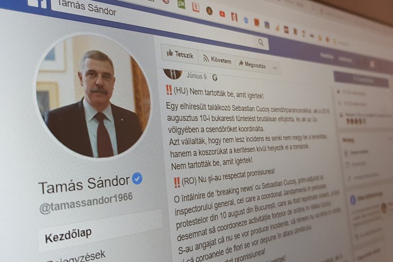 Magyar nyelvű Facebook-oldalakat jelentget a notórius magyargyűlölő román aktivista