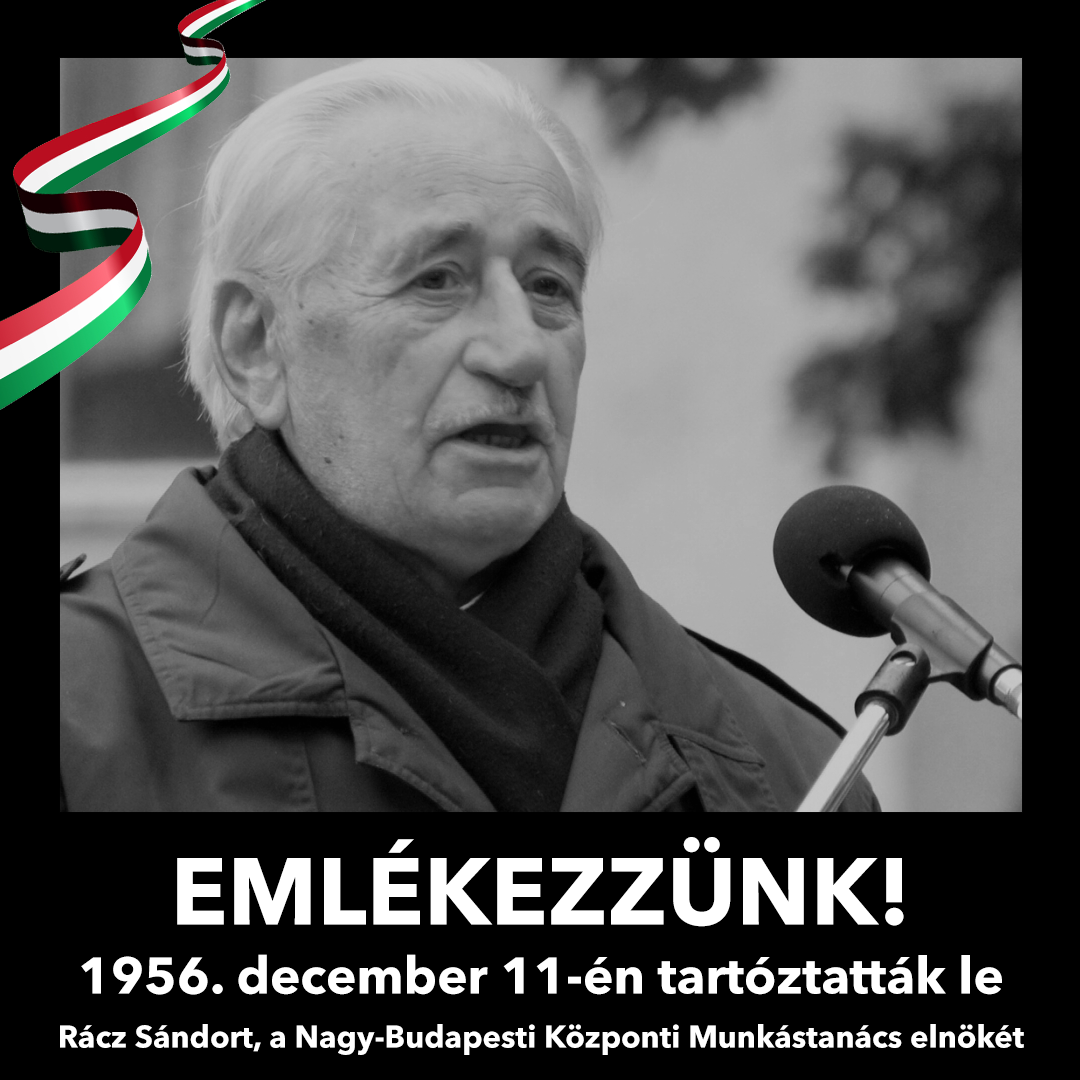 Emlékezzünk! – Rácz Sándorra (1933-2013)