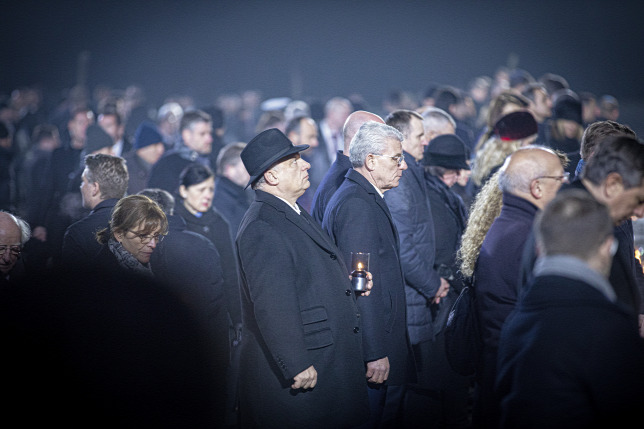 Orbán Viktor Auschwitzben emlékezett