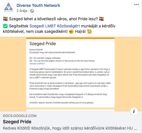 Budapest és Pécs után Szegeden lehet Pride?