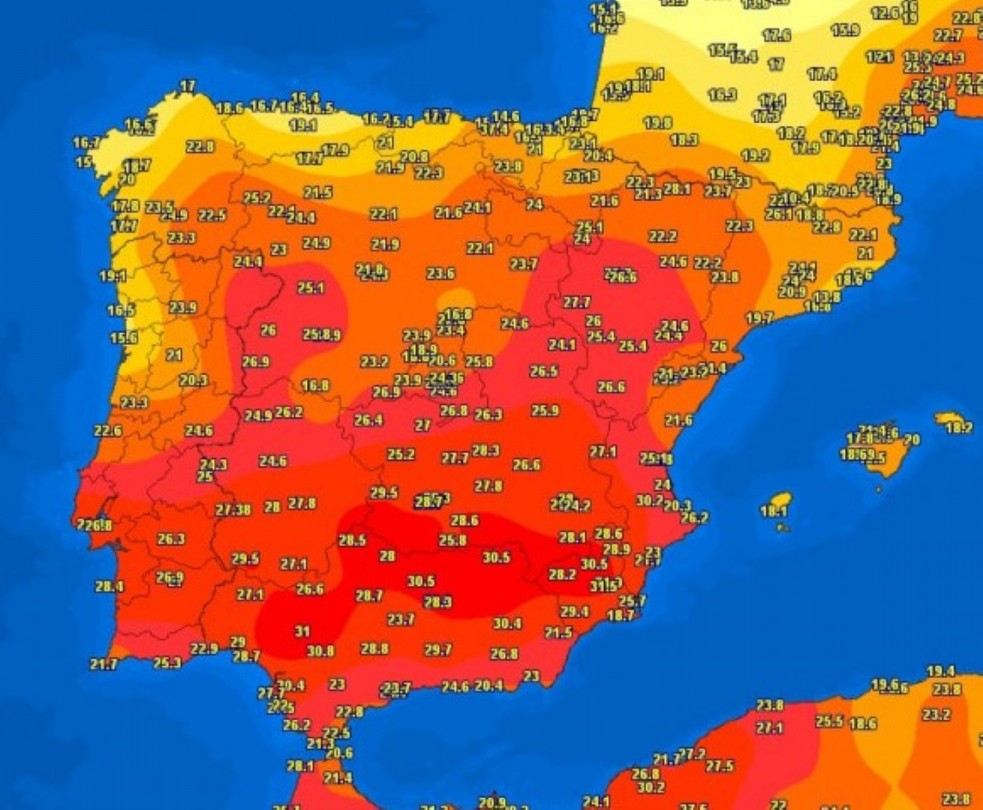 Spanyolországban már 32 fokot is mérnek