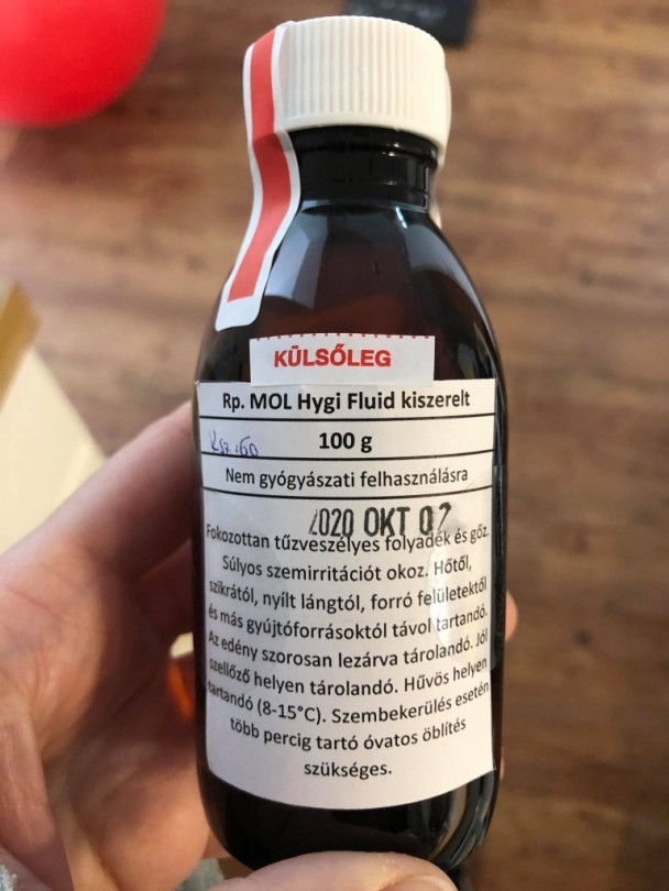 Filléres kézfertőtlenítőt dobott piacra a MOL