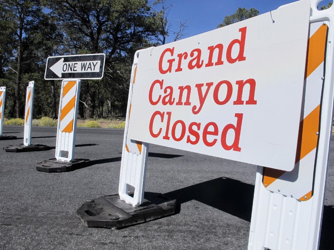 Lezárták a Grand Canyont a látogatók előtt