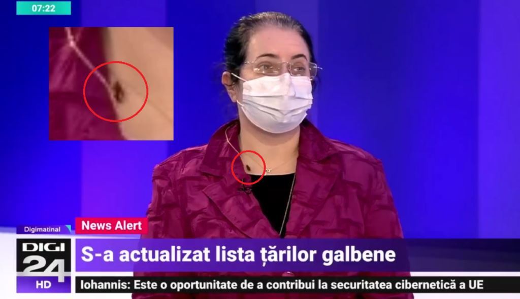 Romániában élő adásban mászkálnak a csótányok a közegészségügyi szakemberen