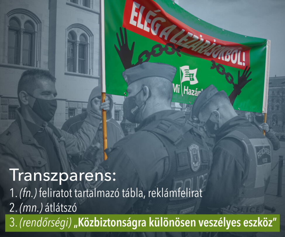 Zászlórúd volt a „közbiztonságra különösen veszélyes eszköz" Dúró Dóránál