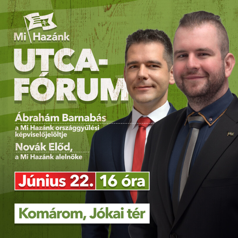 Komáromban folytatja országjárását a Mi Hazánk