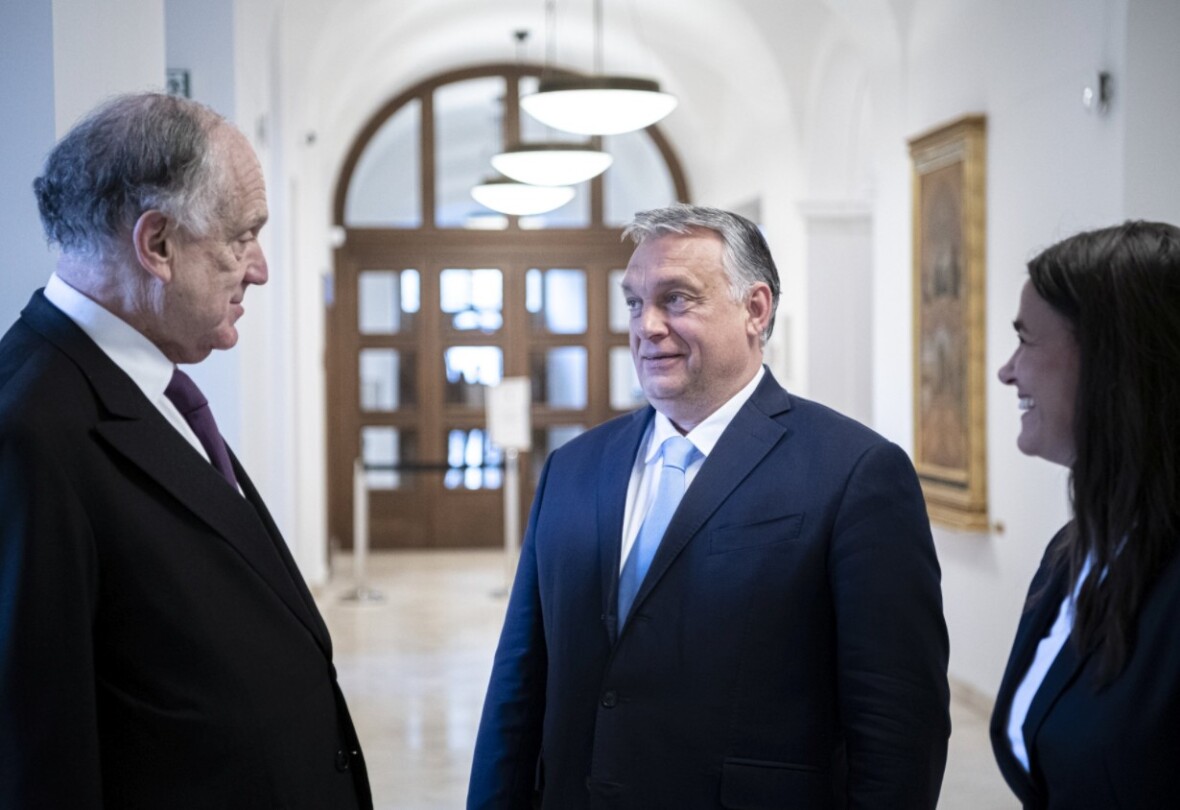 Orbán Viktor a Karmelita kolostorban fogadta Ronald S. Laudert