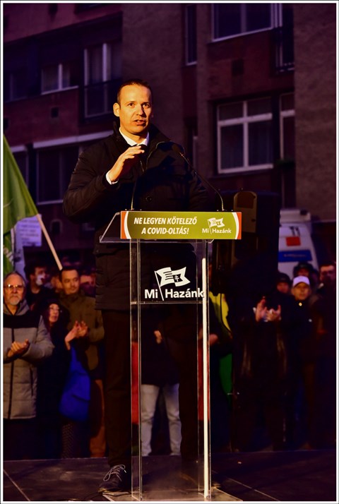 Toroczkai László beszéde a Mi Hazánk tüntetésén (videó)