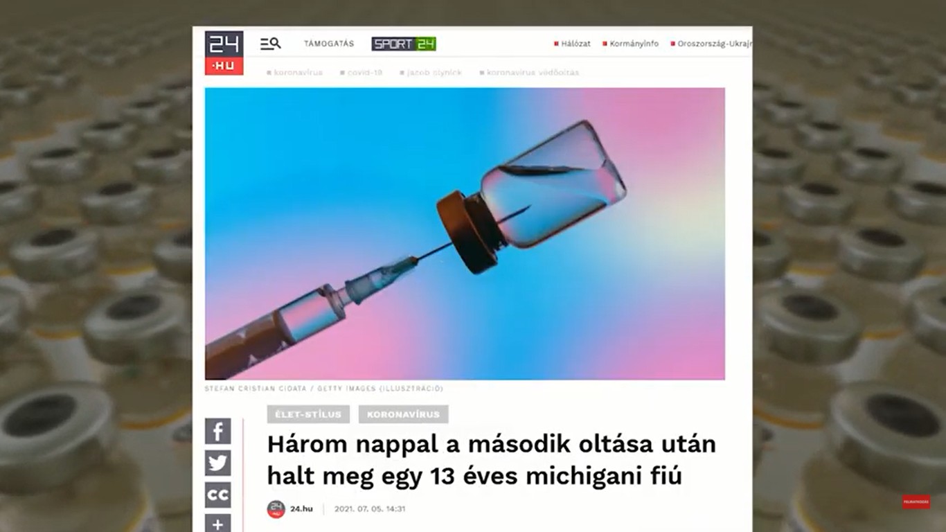 Toroczkai László az oltások megdöbbentő mellékhatásait mutatja be legújabb videójában