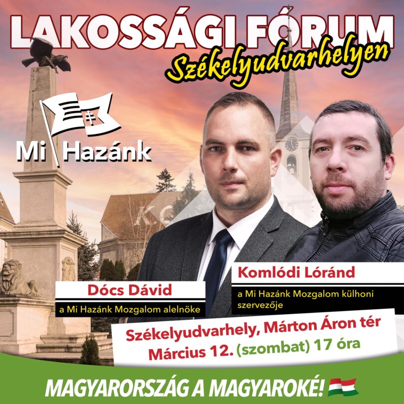 Dócs Dávid Erdélybe is elvitte a harmadik út üzenetét