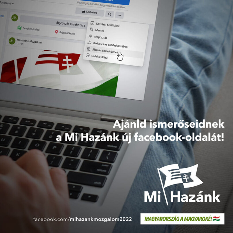 Visszatért a Mi Hazánk Facebook-oldala