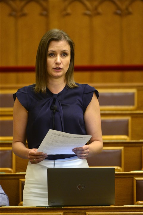 Dúró Dóra az Országgyűlésben: miért hagyják szabadon garázdálkodni a bűnözőket?