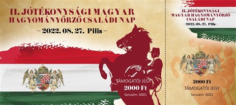 II. Magyar Jótékonysági Hagyományőrző Családi Nap és Főzőverseny Pilisen