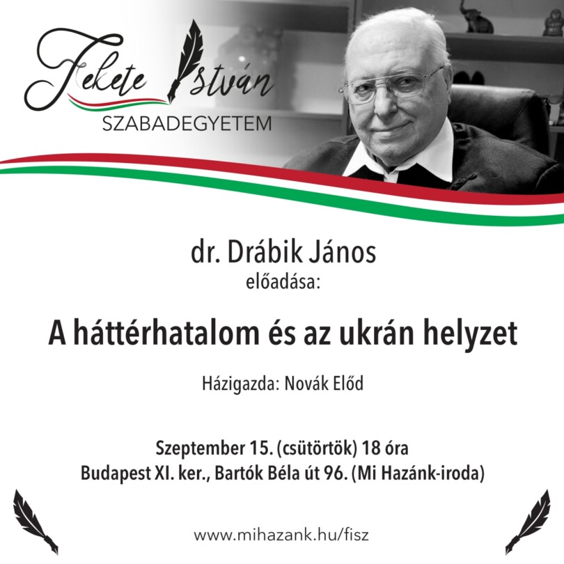 "Itt van az ősz, itt van újra" - folytatódik a Fekete István Szabadegyetem
