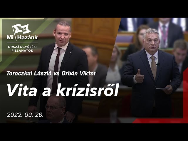 Vita a krízisről: Orbán Viktor vs. Toroczkai László