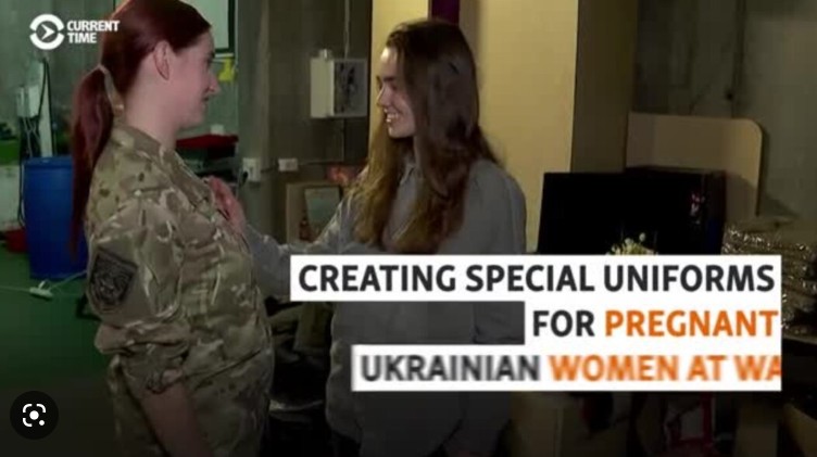 Várandós ukrán nők is részt vesznek a háborúban