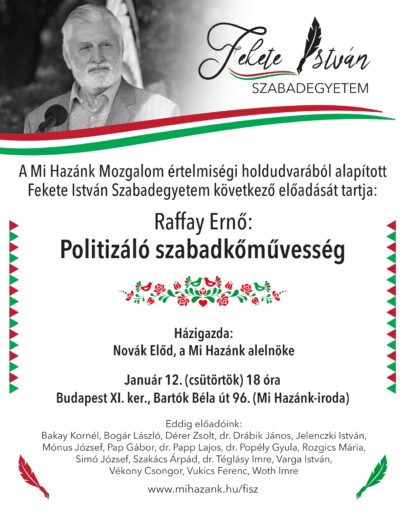 Raffay Ernő a Fekete István Szabadegyetemen