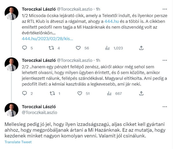 "Micsoda ócska lejárató cikk"