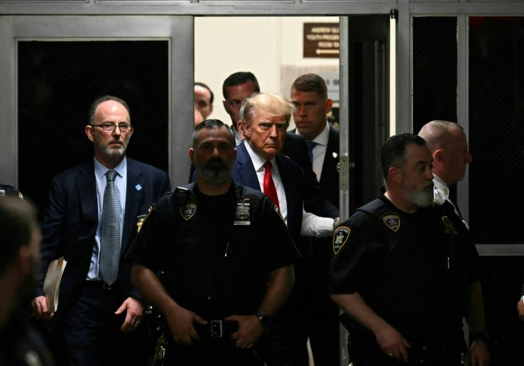 Őrizetbe vették Donald Trumpot
