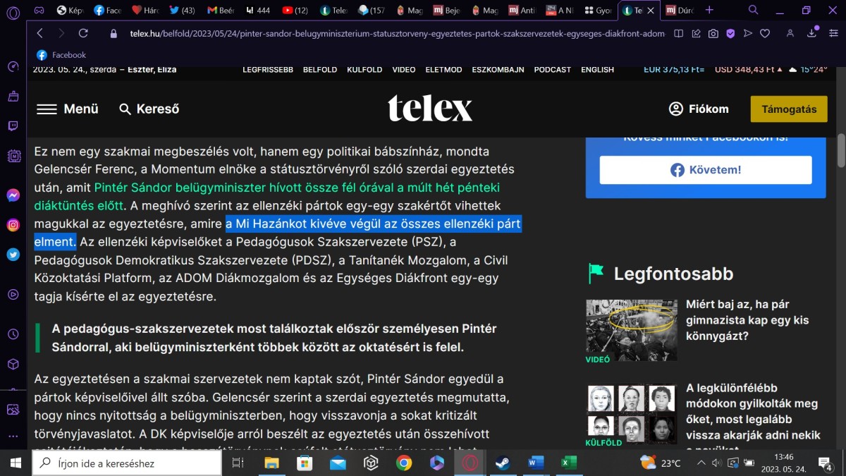 Státusztörvény - a Mi Hazánk javaslataira volt fogadókészség, a baloldal kivonult