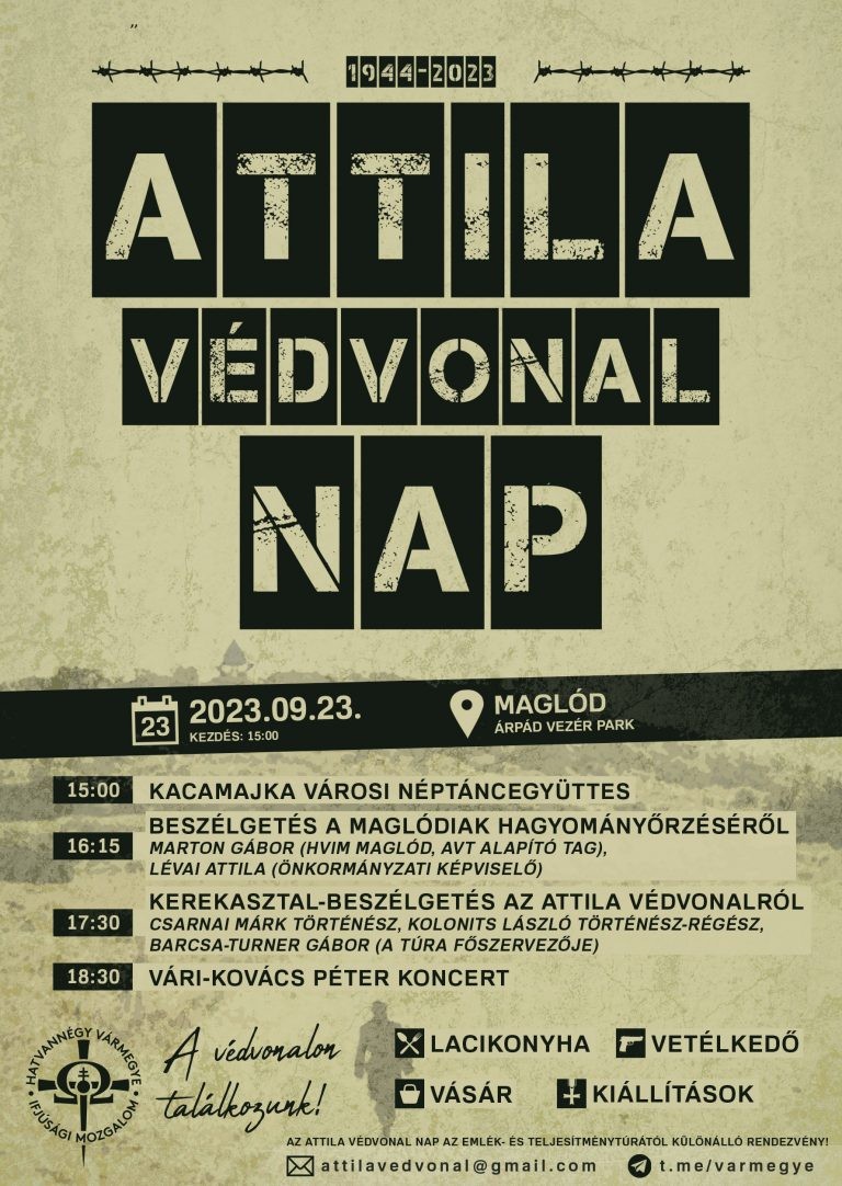 Attila Védvonal Nap: az emléktúra mellett nyilvános rendezvény is várja a megemlékezőket (+koncert)