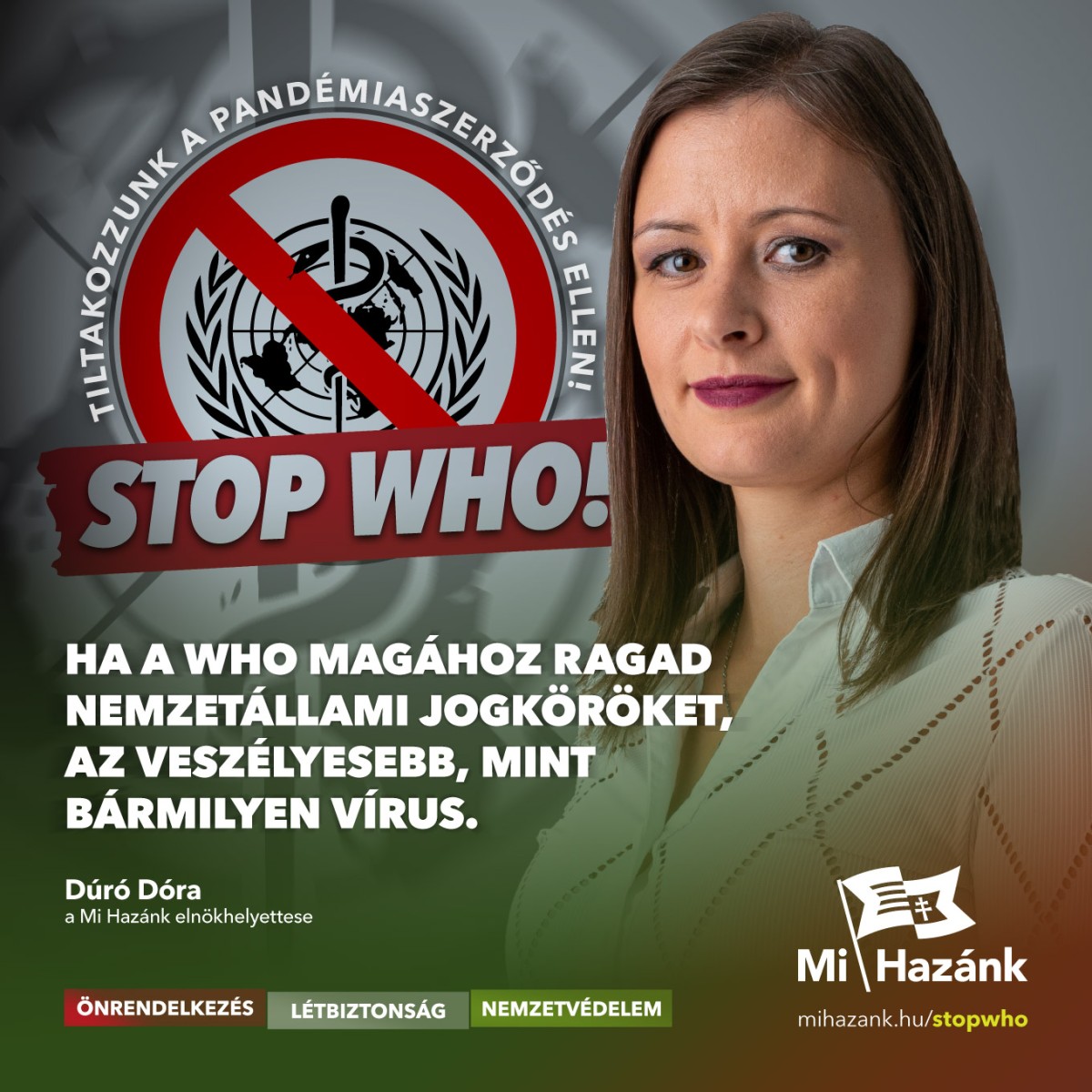 Így manipulálta Dúró Dóra interjúját a hazai WHO-média