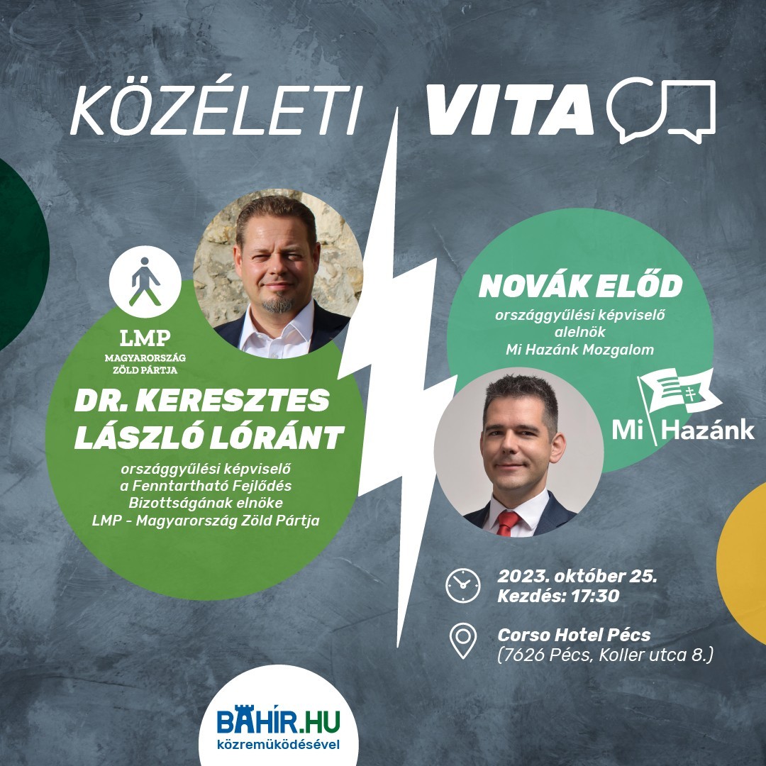 Közéleti vita: Dr. Keresztes Lóránt és Novák Előd