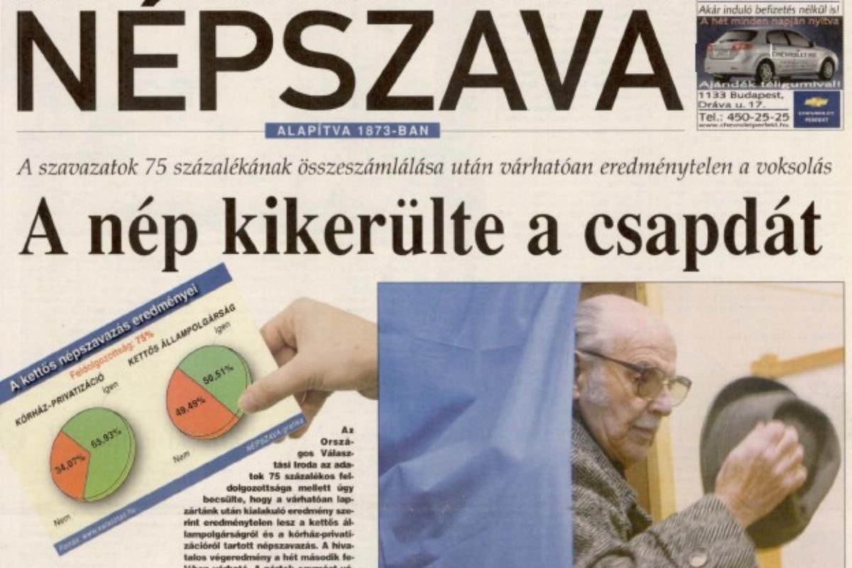 19 éve történt: a szégyen napja