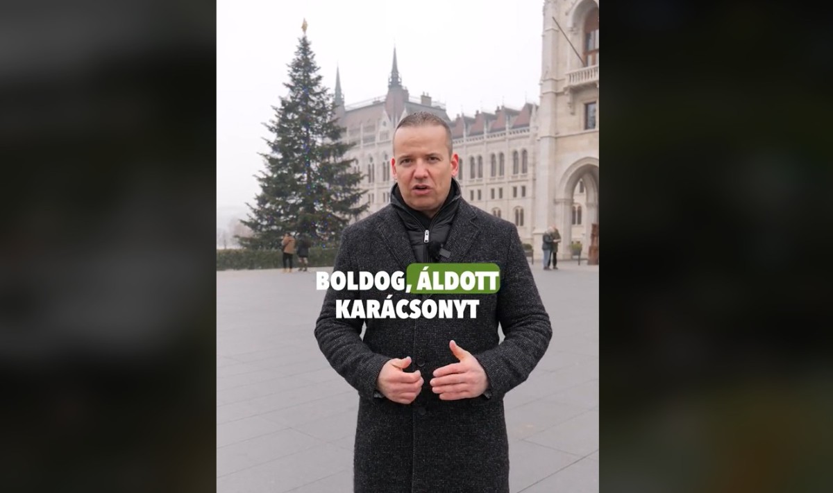 Toroczkai László a Kossuth térről kíván áldott karácsonyt és boldog új évet (+VIDEÓ)