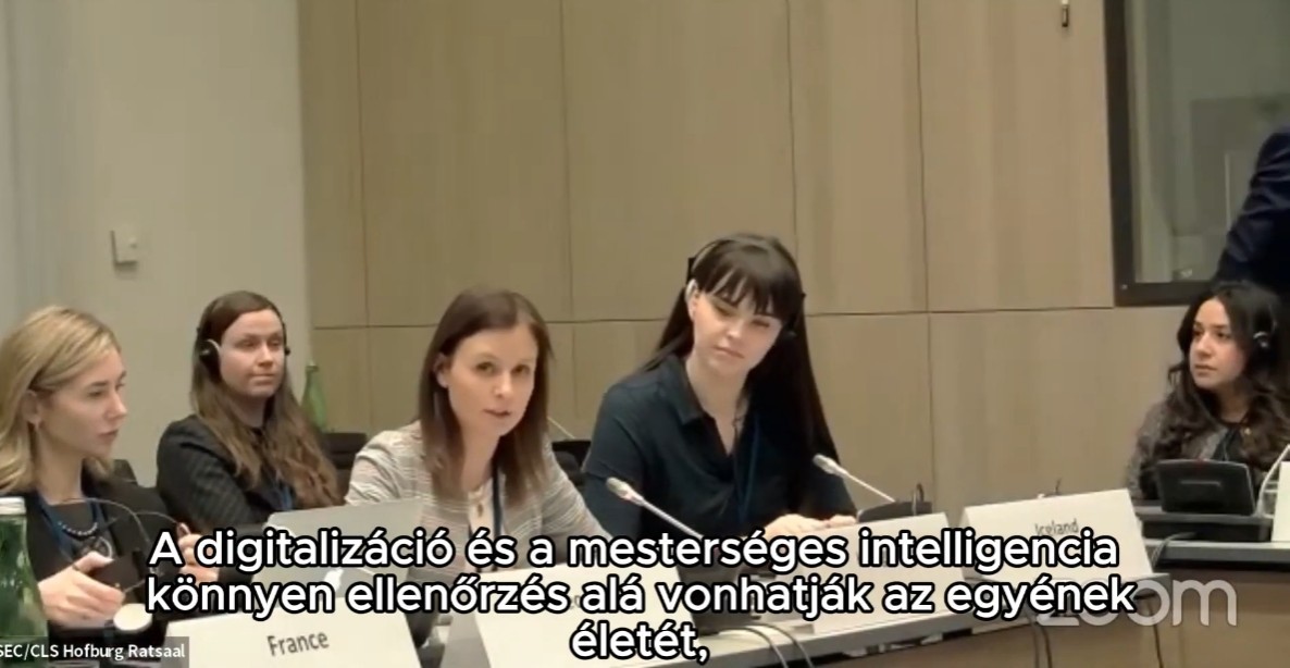 Dúró Dóra az EBESZ-ben: mindenáron meg kell akadályozni a globális digitális diktatúra kiépítését
