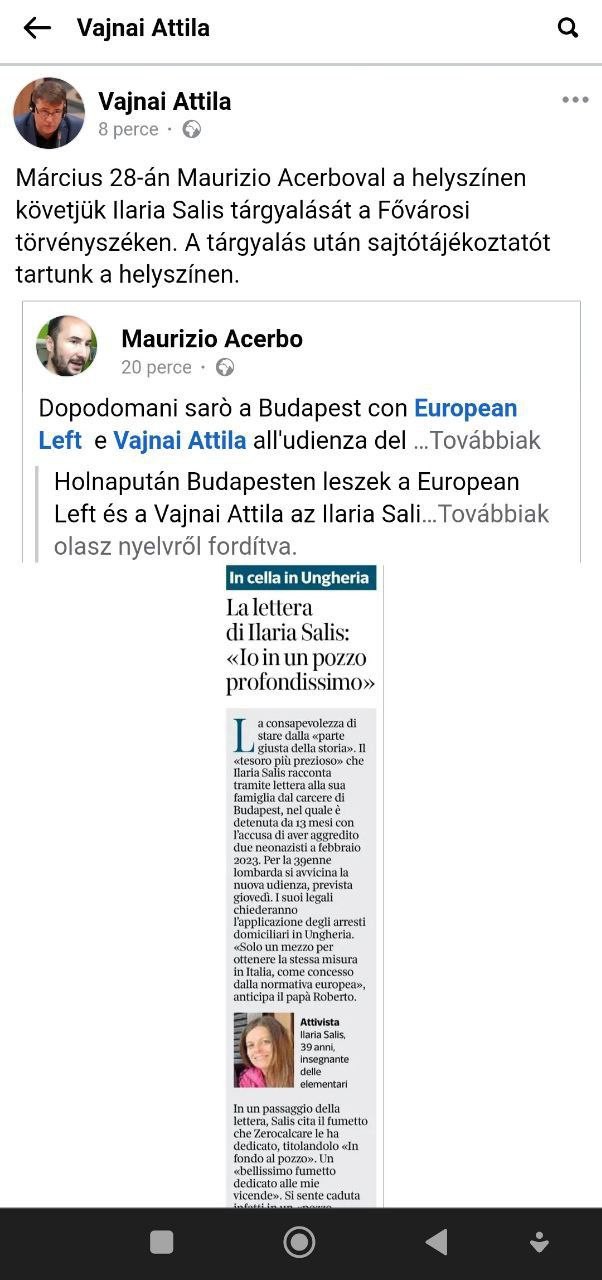 Házi őrizetbe könyörögné magát az olasz antifasiszta terrorista