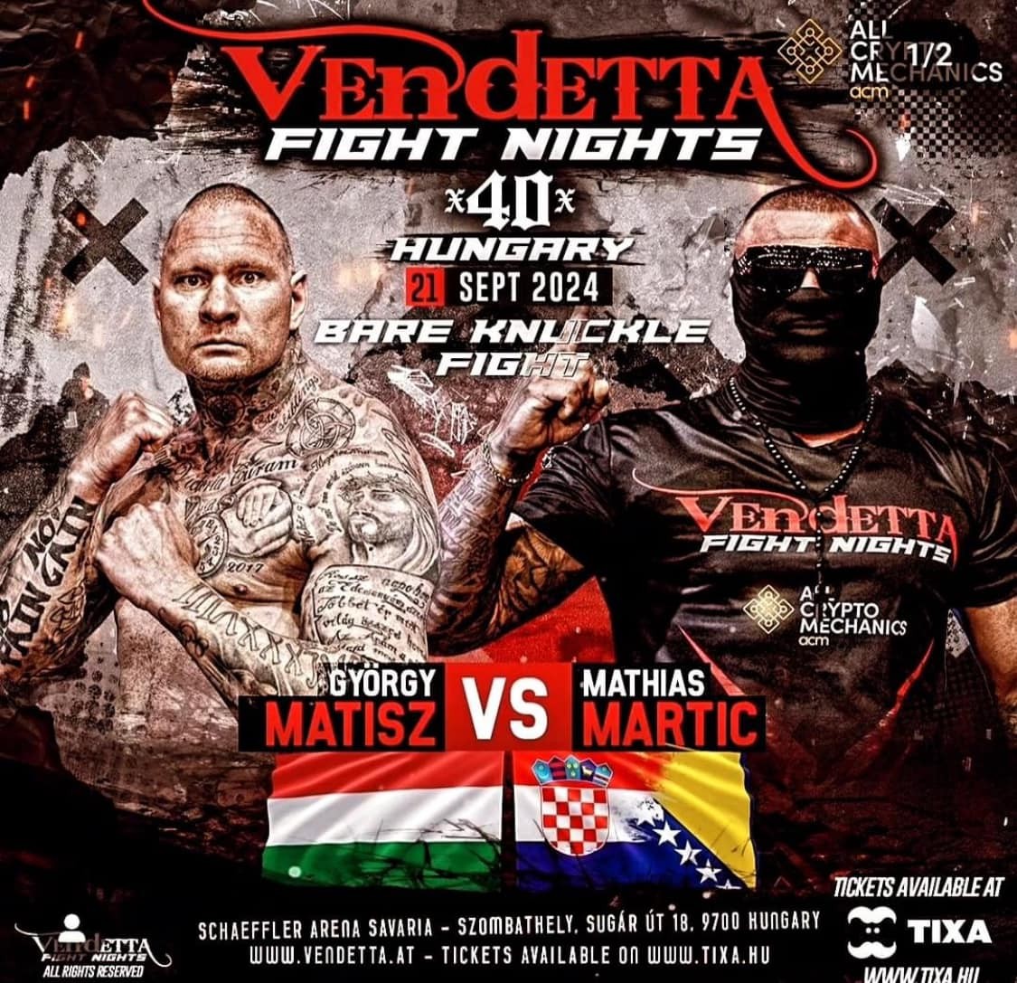Vendetta Fight Nights 40 – ismét ringbe lép a Betyársereg harcosa