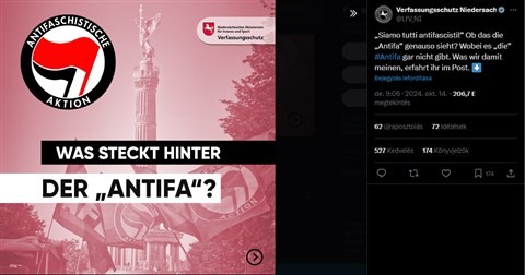 Antifák verték meg a Die Heimat egyik női politikusát