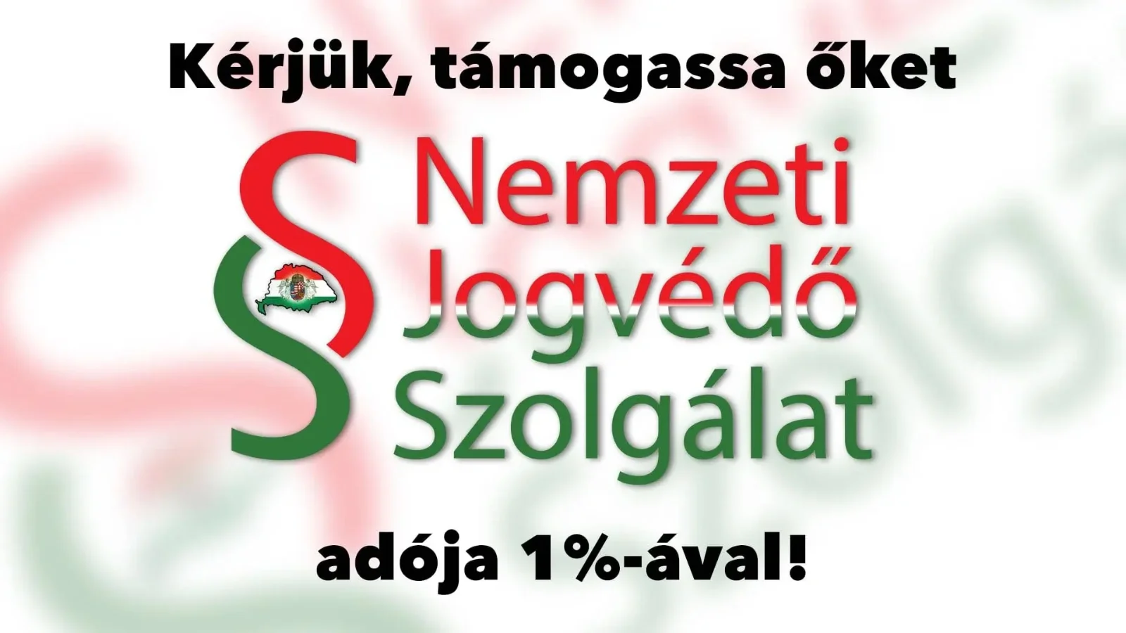 Támogassa a személyi jövedelemadója egy százalékával a Nemzeti Jogvédő Szolgálatot