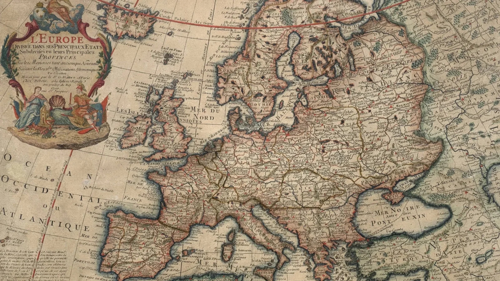  Map of Europe (1700s)
