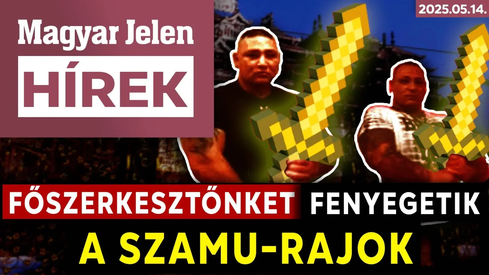 Főszerkesztőnket fenyegeti a Roma Gárda