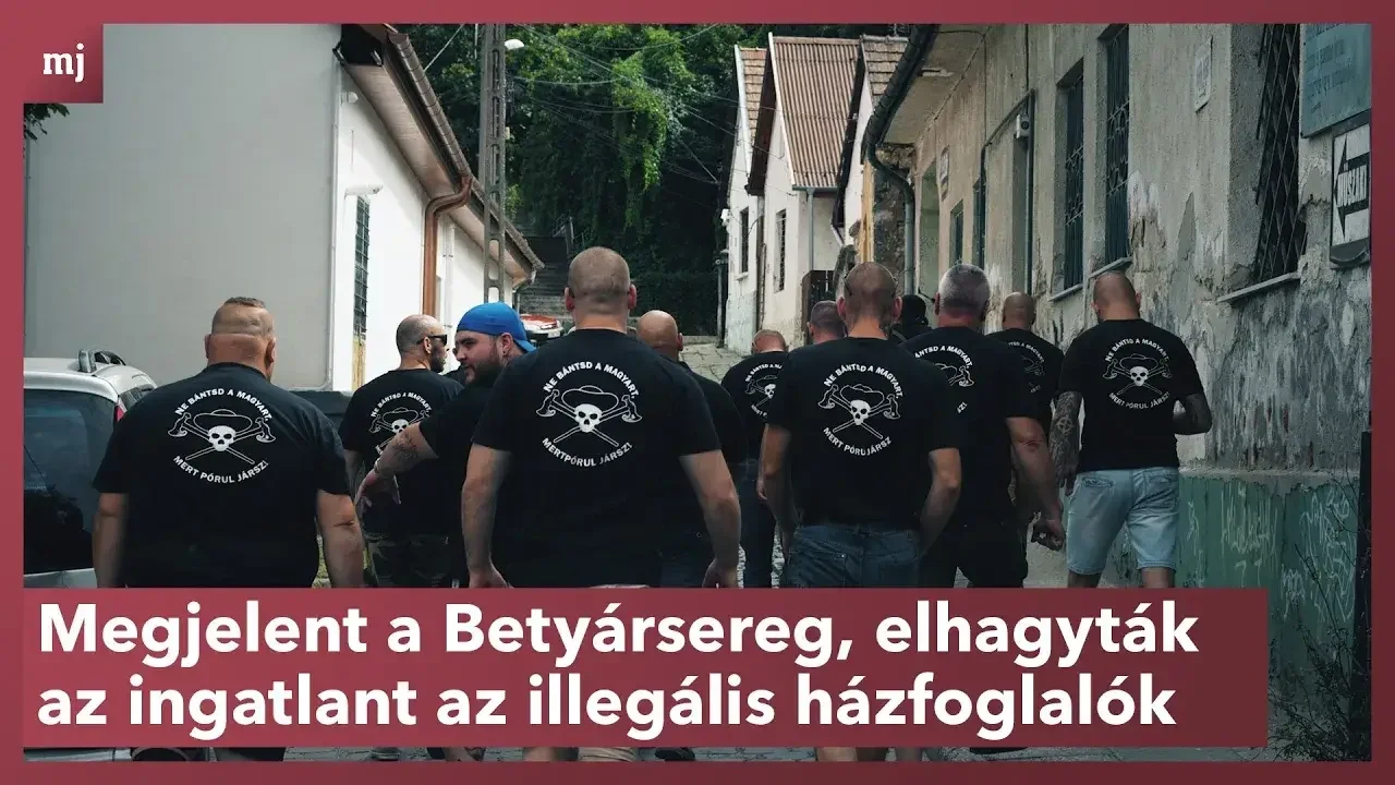 Megjelent a Betyársereg, elhagyták az ingatlant az illegális házfoglalók (+VIDEÓ)