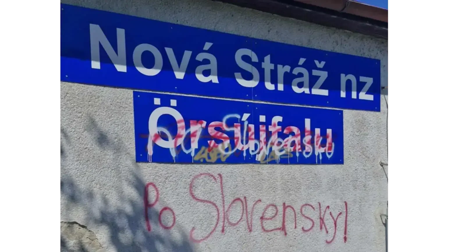 Magyar helységnevet gyaláztak meg Felvidéken