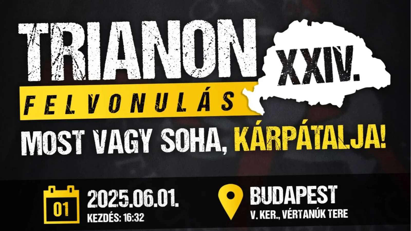 Most vagy soha, Kárpátalja! – Trianon Felvonulás a Külügyminisztériumhoz