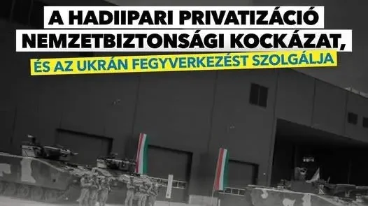 Toroczkai: kiknek adta el valójában a kormány a magyar állami hadiipart? (+VIDEÓ)