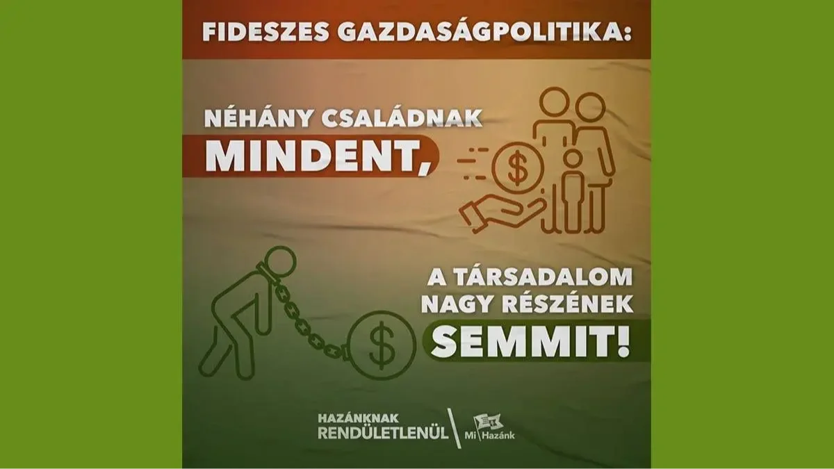 Fideszes gazdaságpolitika: néhány családnak mindent, a társadalom nagy részének semmit