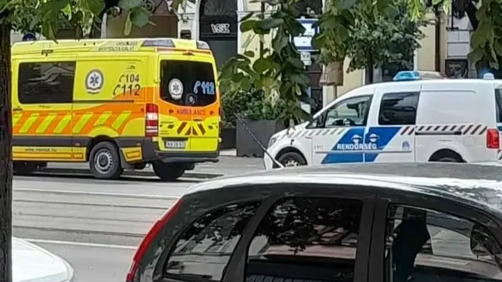 A mentő mellett a rendőrség is a helyszínre érkezett