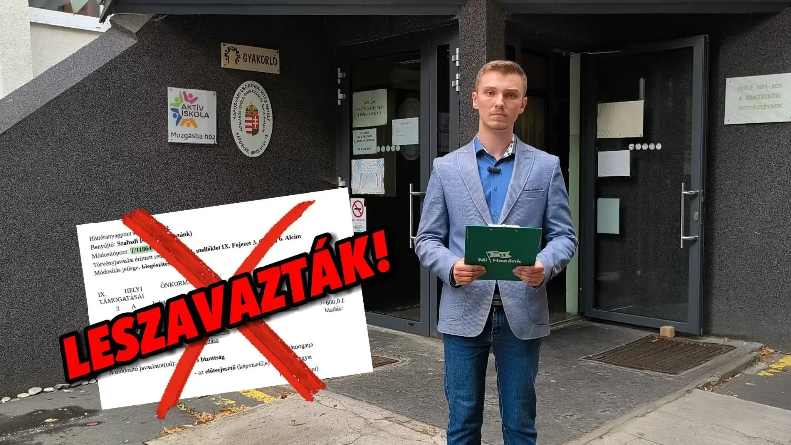 Leszavazta a fideszes többség a kaposvári Gyakorló iskola felújításáról szóló javaslatot