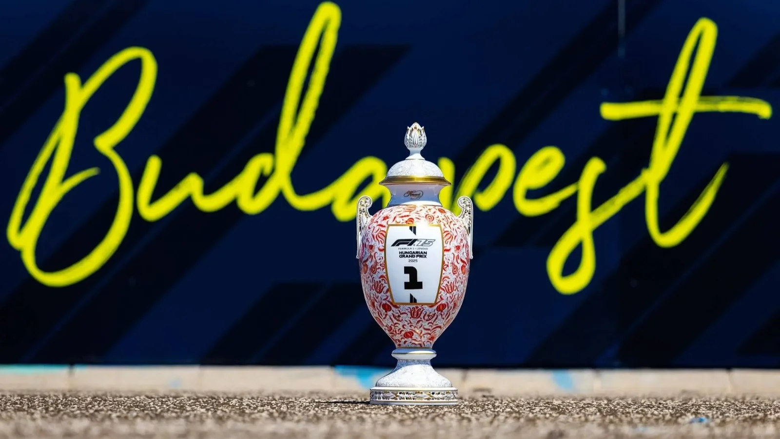 Az idei trófea, kép: Facebook.com/hungaroringofficial