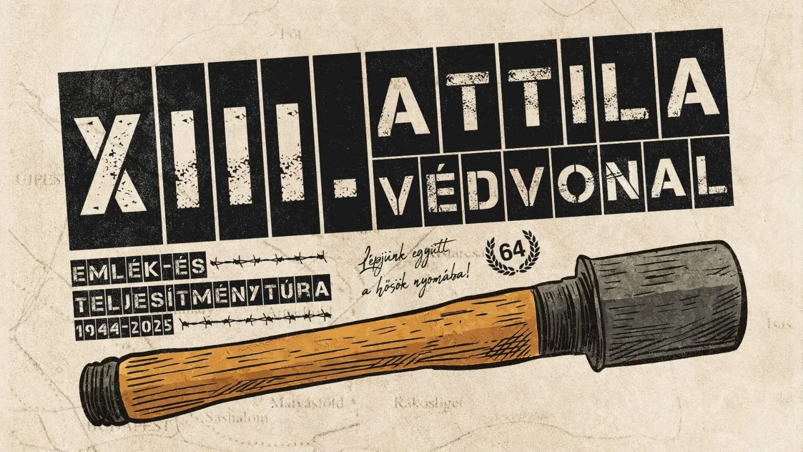 XIII. alkalommal szervezi meg a HVIM az Attila védvonal emlék- és teljesítménytúrát