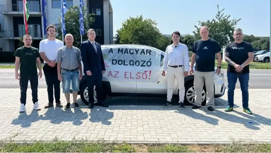 A Mi Hazánk sajtótájékoztatója Szombathelyen