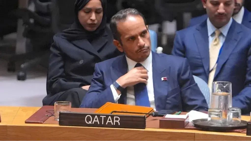 Katar miniszterelnöke, Mohamed bin Abdulrahman al-Thani sejk,  Kép: Getty Images