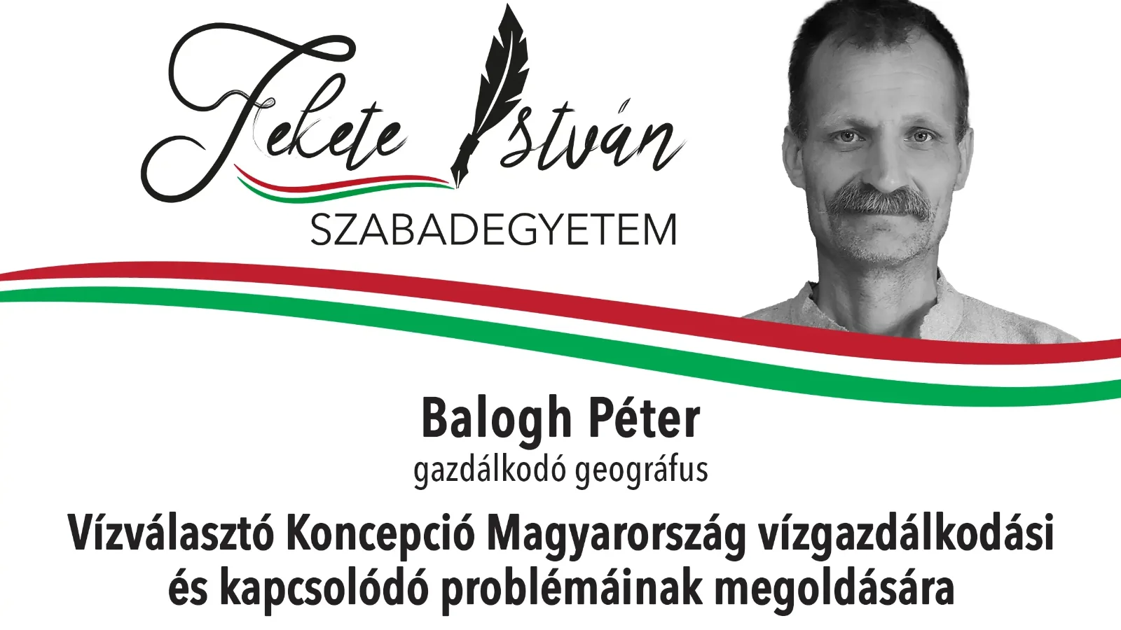 Vízgazdálkodással indul az őszi szemeszter a Fekete István Szabadegyetemen